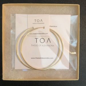 🚨SOLD 🚨 14k Gold Filled XL Seamless Hoops